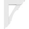 Ekena Millwork Standard Olympic Architectural Grade PVC Bracket with Traditional Ends, 3"W x 16"D x 22"H BKTP03X16X22OLY01 - alternate 2